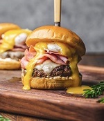 A melty cheeseburger