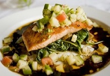 Salmon dinner