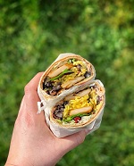 a tortilla wrap