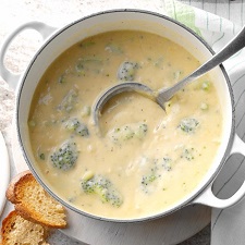 Borccoli Cheddar Soup